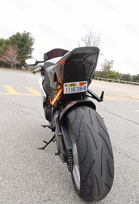 CUSTOM AMBER BLINKERS LED MINI TURN SIGNALS RUNNING Husqvarna