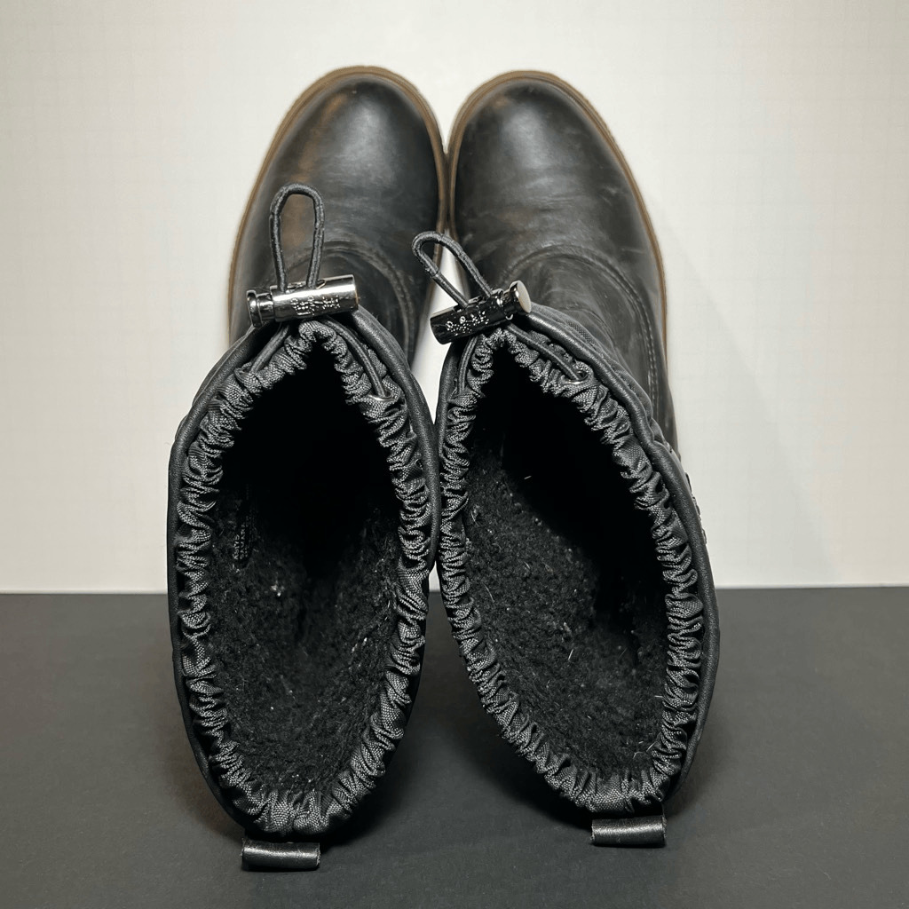 Womens COACH Samara Black Quilted Mid Calf Boots … - image 6
