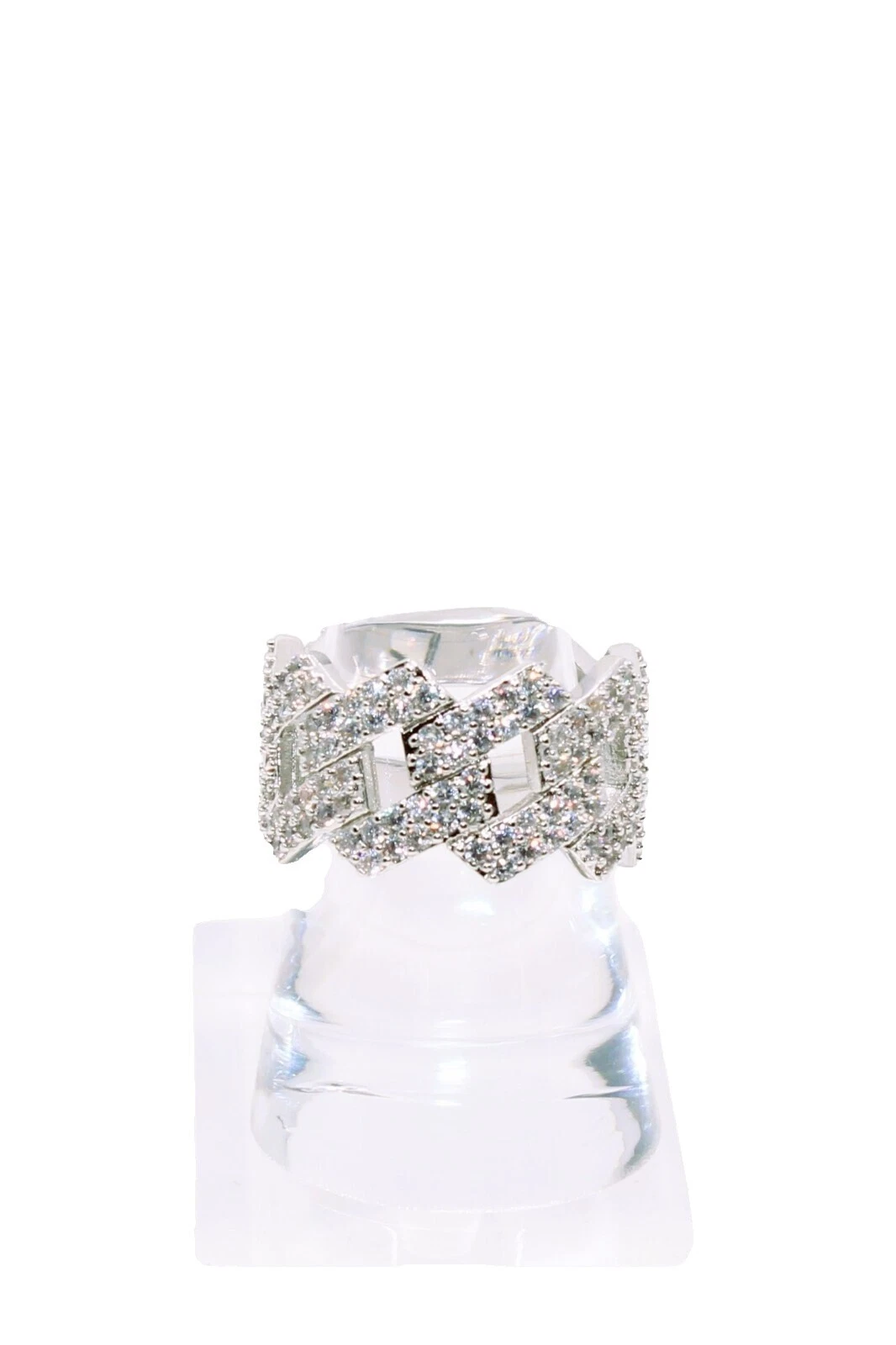 Zircon Sterling Silver Rings for Men 9 Ring