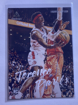 Terence Davis 2019-20 ROOKIE Panini Chronicles Luminance Toronto Raptors RC #138