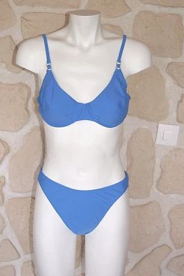 maillot de bain bleu neuf taille L marque Ocean Blue - Photo 1/2