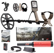 Minelab X-Terra Elite Expedition Pack Metal Detector and Pro Find 40, Waterproof