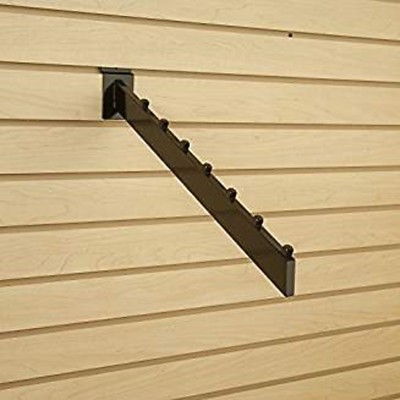 Only Hangers Black 7-Cube Waterfall Slatwall Faceout 12 pcs