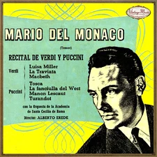 MARIO DEL MONACO CD Vintage / La Traviata , Luisa Miller , Tosca , Manon Lescaut
