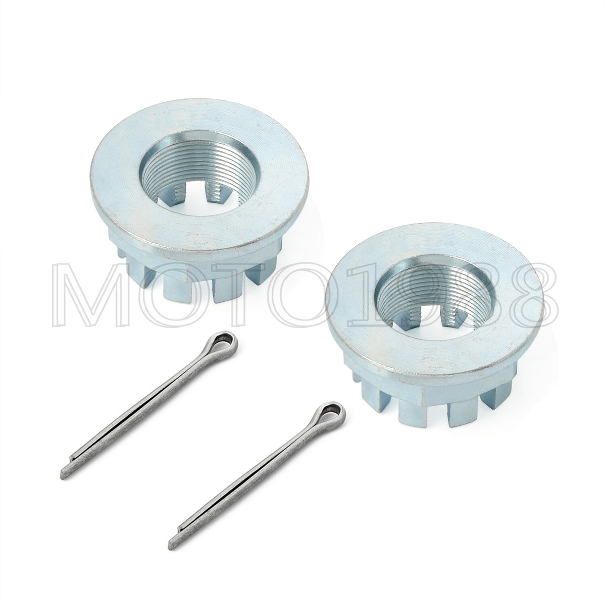 Rear Axle Nuts W/ Pins Kit 20mmx1mm For HONDA Recon 250 TRX250TM