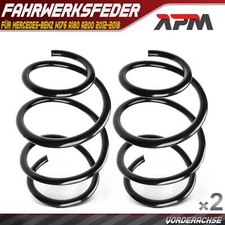 2x Federn Fahrwerksfeder Vorderachse für Mercedes-Benz W176 A180 A200 2012-2018