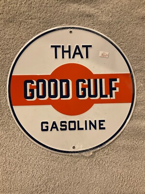 That Good Gulf Gasoline 12 Inch Metal sign. Made in USA. New | eBay