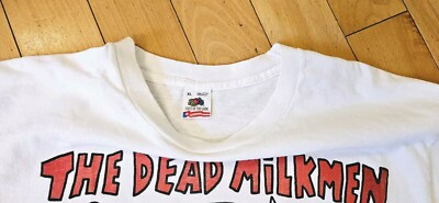 Vintage 90s 1992 The Dead Milkmen Soul Rotation Punk Rock T Shirt