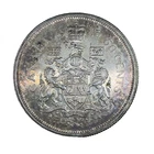 1965 Canada (50 CENTS) Half Dollar ELIZABETH II, UNC. Toning SILVER COIN KM#63