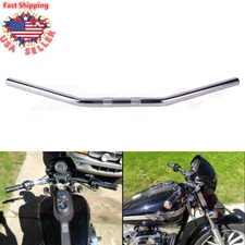 Universal 1" Inch Drag Bar Handlebars Bars For Harley Cruisers Bobber Cafe Racer