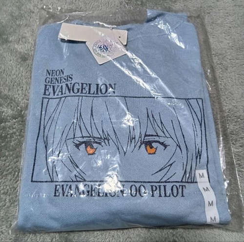 GU x EVANGELION Sweat Pullover Ayanami Rei M Japan NEW - Picture 9 of 9