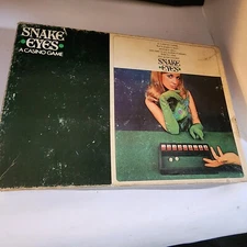 Vintage Snake Eyes A Casino Game 1968 Selchow & Righter Co.