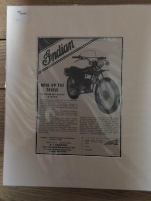 Indian Motorcycles Original Werbung