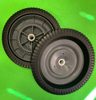 Due Pneumatici Ruota Spazzatrice Foglie Prato Ohio Acciaio Traino-Dietro Montagg - Foto 12