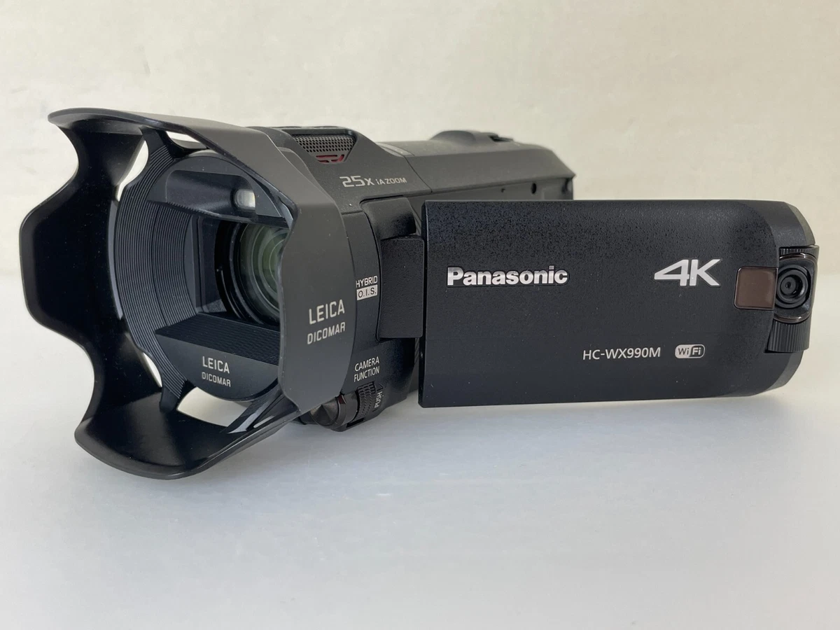 [Top Mint] Panasonic Camcorder HC-WX990M-K 4K Video Camera 64GB Black