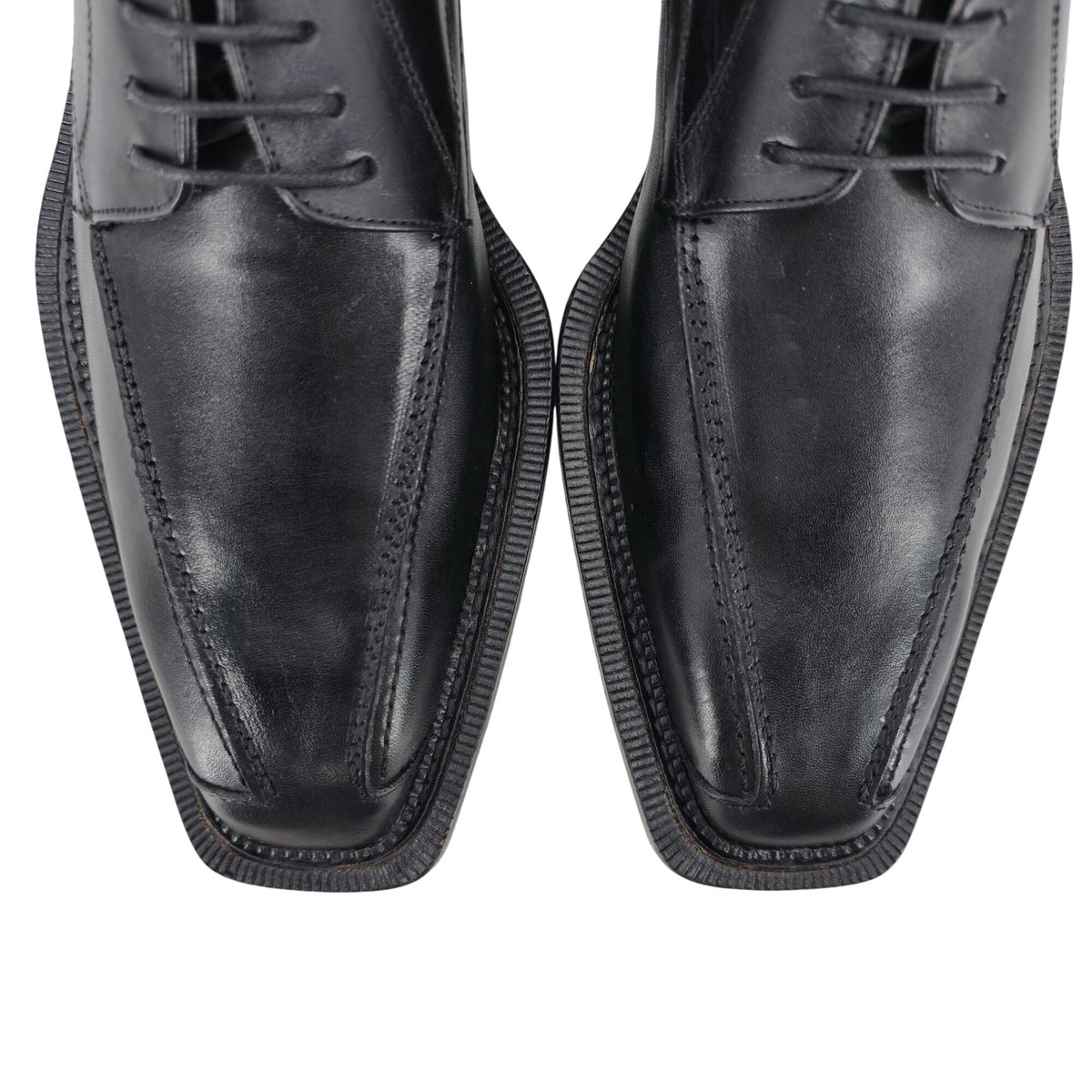 New Italian Barley Shoemakers Men\'s Size 11 44 Black Leather Dress Shoes Oxfords New Italian Barley Shoemakers Men main image 3