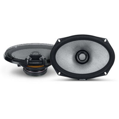Alpine R2-S69, R Series 6x9'' 2-Way Hi-Res Coaxial Speakers - 300W
