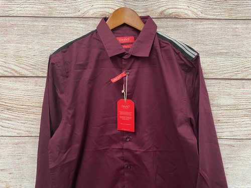 Bruno Shirt Mens Size XLarge Port Stripe Shoulder Modern Fit Button Down New XL - Picture 2 of 4