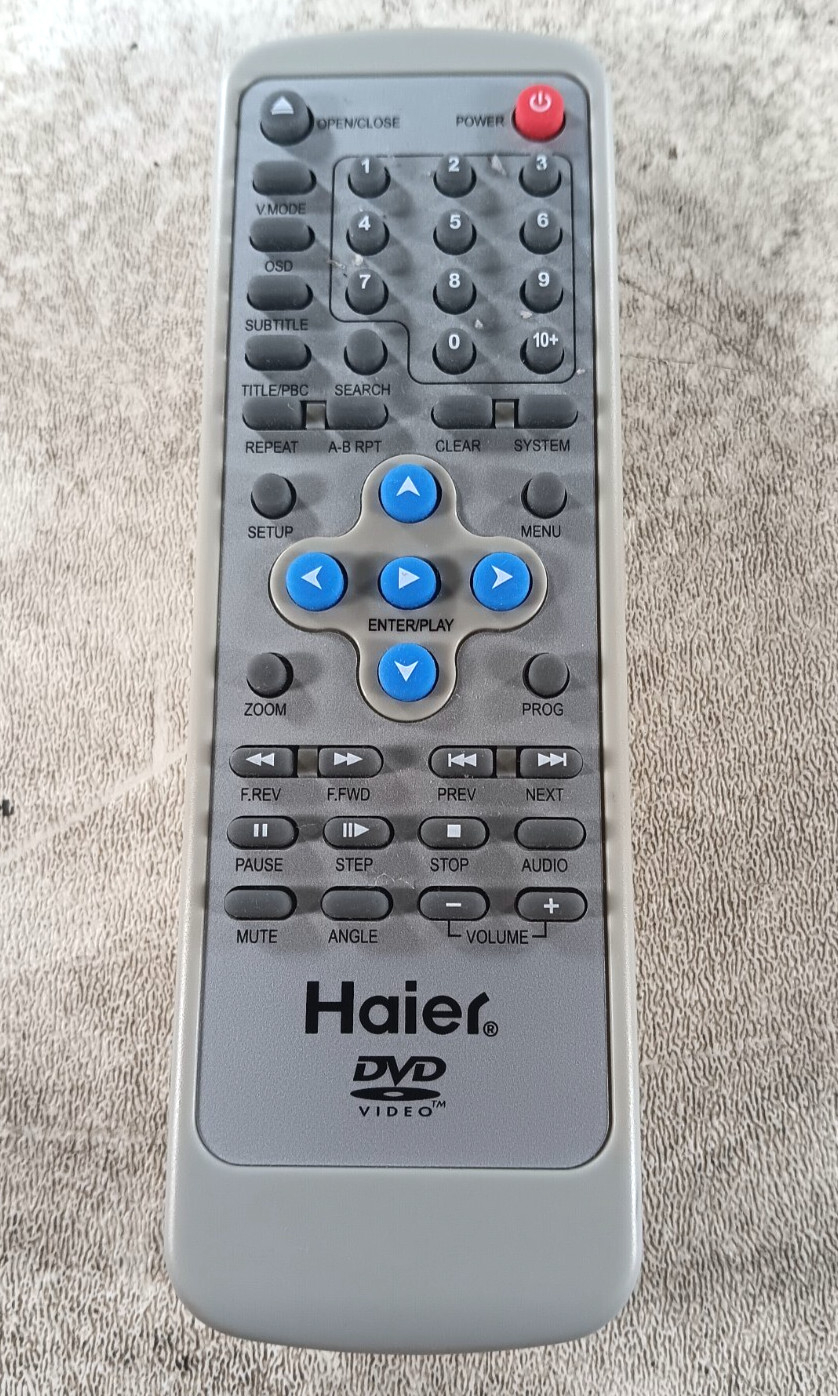 Haier JX8006E Remote Control for DVD Players