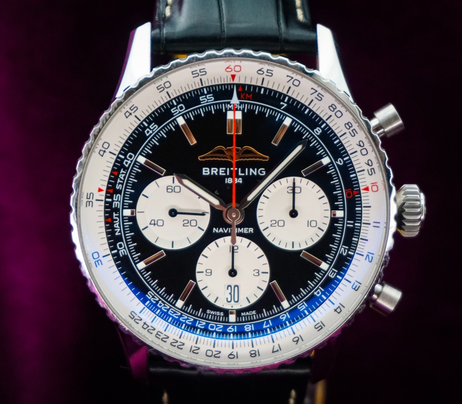 Breitling Navitimer Chronograph Reverse Panda| Re… - image 3