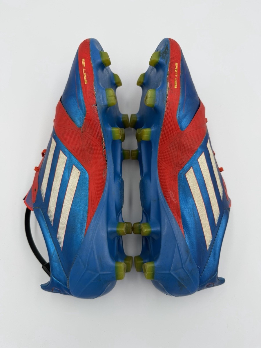 ADIDAS F50 ADIZERO TRX FG SYN V23956 BLUE ORANGE FOOTBALL CLEATS