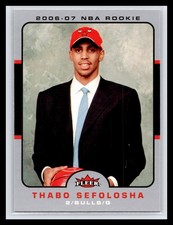 2006-07 Fleer #243 Thabo Sefolosha Rookie Card RC Chicago Bulls. rookie card picture