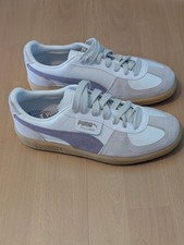 PUMA Palermo Sneaker Low Top Weiß/Lila/Beige EU 40 (UK 6.5/US 7.5)