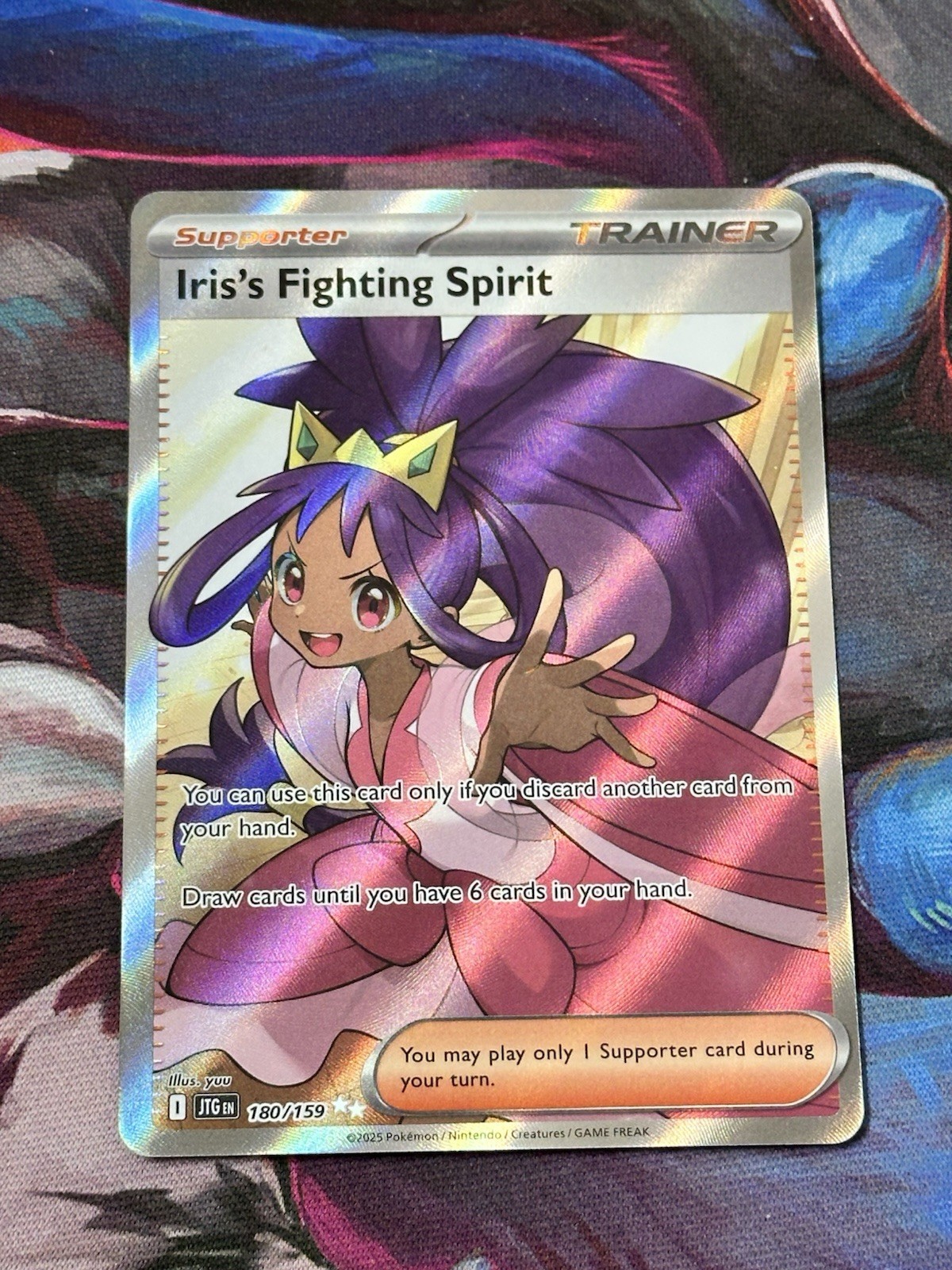 Iris's Fighting Spirit 180/159 Sv09: Journey Together Holo NM