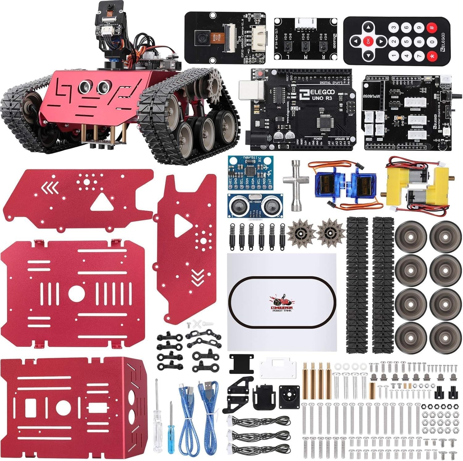 Roboter Panzer Bausatz Arduino Lernspielzeug Kinder ab 12 Jahre Technik Geschenk