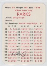 1975 APBA Football 1974 Season Billy Parks 0q3