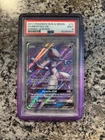 Pokémon 2017 Shining Legends Mewtwo GX Full Art Holo Ultra Rare 72/73 PSA 9