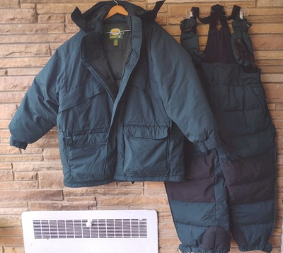 #ad #ad Vintage Cabela#x27;s Premier Northern Goose Down 3XL Set Parka Bibs Gloves $97.50