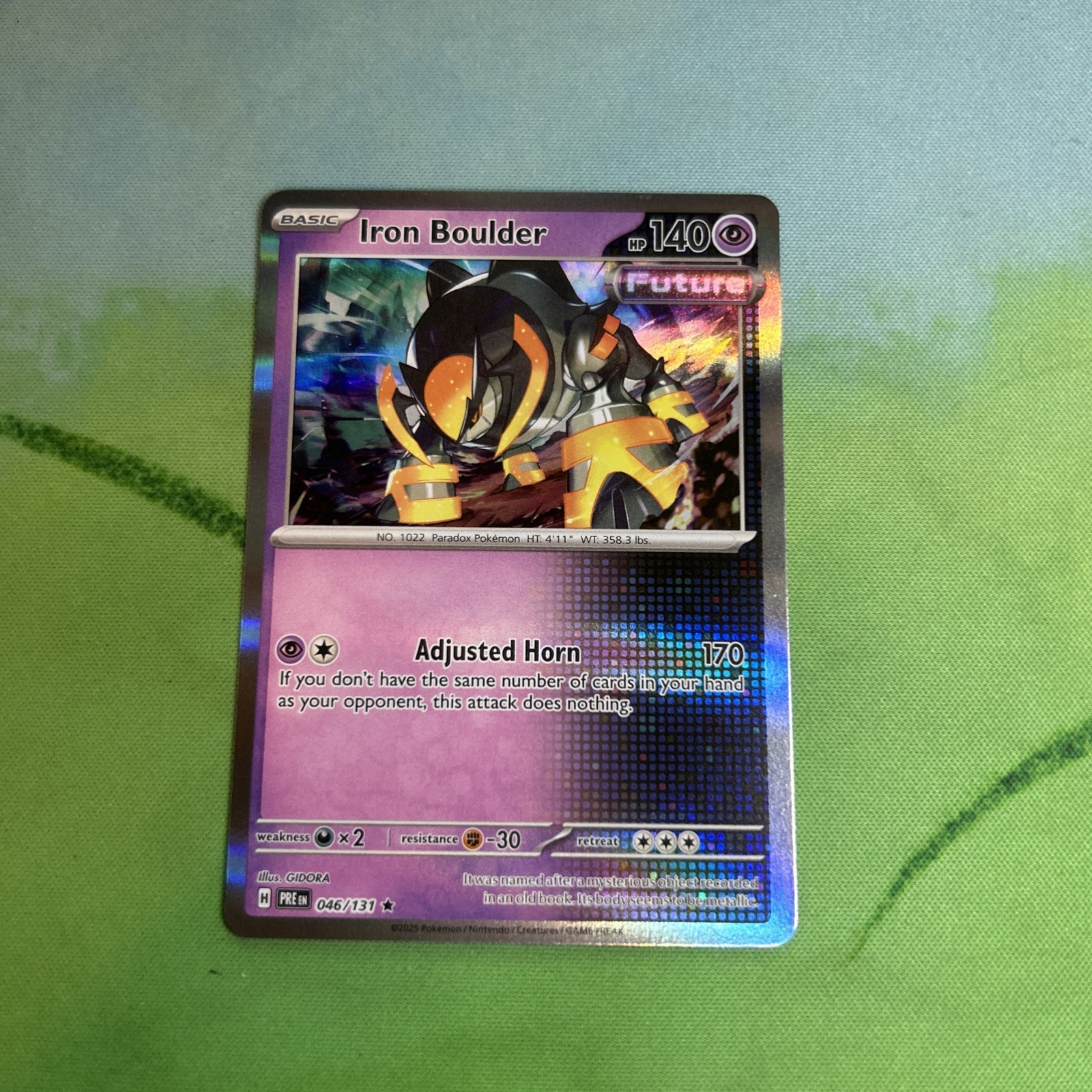 Pokemon TCG - Prismatic Evolutions - Iron Boulder - 46/131 - Holo Rare
