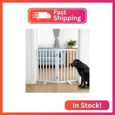 SFJC Dog Gate Indoor, Freestanding Dog Fence for The House, Doorways, Hallways,o