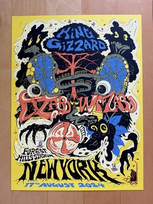 King Gizzard And The Lizard Wizard N2 2024 Forest Hills Poster 317/1200