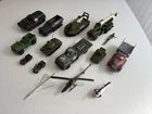 Vtg Military Vehicle Truck Lot TOOTSIE Dinky Solido Zylmax Meccano Lesney
