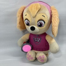 Paw Patrol Flashlight Talking Puppy Plush Snuggle Up Pup Skye Bedtime Pal 13