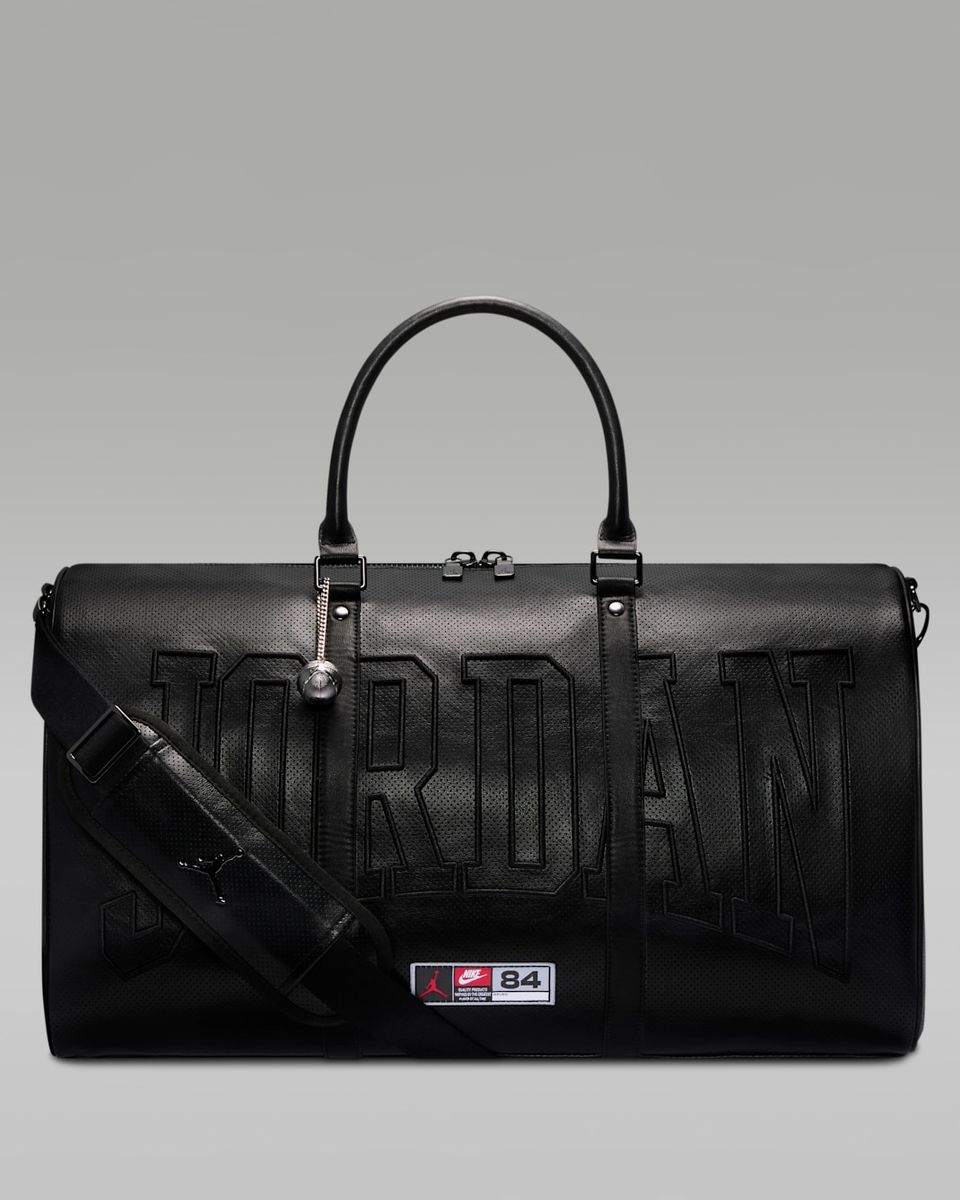Nike Jordan Perforated Duffel Bag 40L Black IV0367-010 | eBay