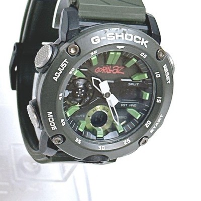 Casio G-Shock Gorillaz GA-2000GZ-3AJR Collab Watch Khaki/Black