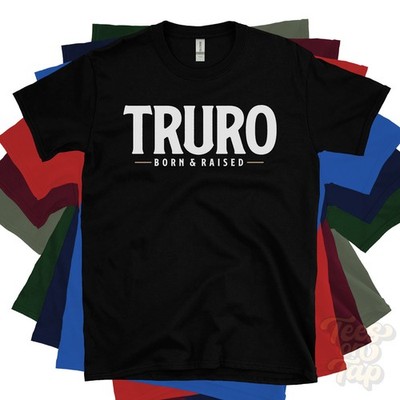 TRURO GEBOREN & AUFGEWACHSEN T-SHIRT Cornwall Kathedrale Stadt Grafschaft Stadt UK