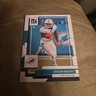 2022 Donruss Football Jaylen Waddle Miami Dolphins base card #123