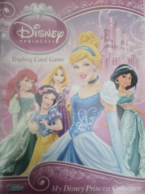 Topps My Disney Princess Collector Trading Card Binder 2009/2010 Near Complete