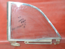 1960-61 Studebaker Lark Convertible Rear Quarter 14 Window Frame Glass Lh Side
