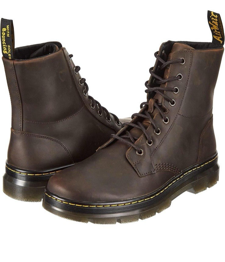 Shop Dr Martens Combs Tech 8 in Black