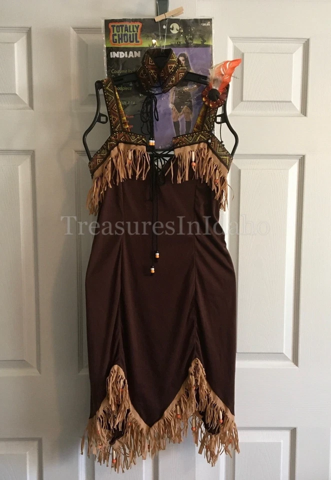 Totally Ghoul Indian Nation American Costume Woman's Medium - Image 2 of 4