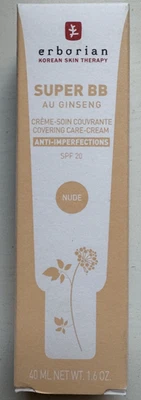 Erborian Super BB Getönte Tagescreme - Gesichtspflege mit hoher Deckkraft 40ml