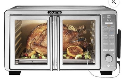 Gourmia XL Digital Air Fryer Toaster Oven with Single-Pull French Doors