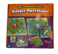 Lakeshore Early Number Skills Puzzles Simple Operations Set Ages 4-7, MPN EE866