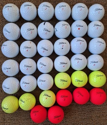 Lot/38 Titleist Trufeel Used Golf Balls Exact Ones