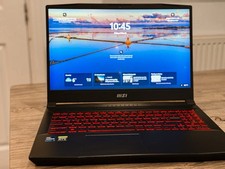 MSI Katana GF66 Gaming Laptop 15.6” (i7-11800H, RTX 3060, 16GB RAM, 512GB SSD)